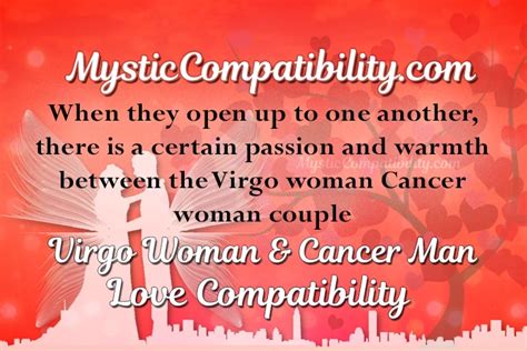 Virgo Woman Cancer Man Compatibility Mystic Compatibility