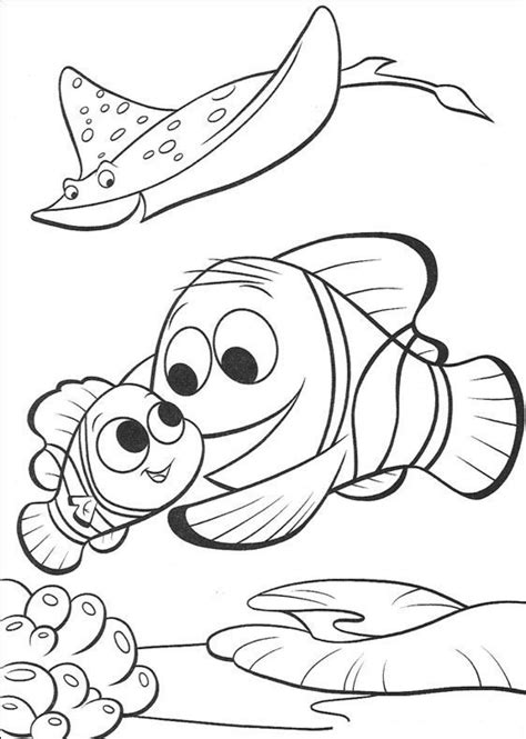 water adventures story   fish nemo  finding nemo coloring page  printables