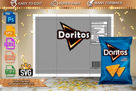 chip bag template canva