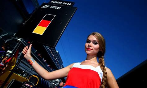 grid girls of russian grand prix weird russia