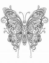 Butterflies Schmetterling Papillon Adulte Schwer Blumen Ausmalen Mandalas Intricate Malen Bestcoloringpagesforkids Archivioclerici Difficile Adultos Parfait Colorier sketch template