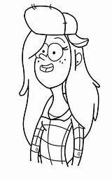Gravity Falls Wendy Coloring Pages sketch template