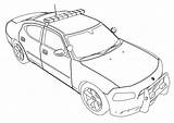 Suv Coloring Pages Police Getcolorings Color sketch template