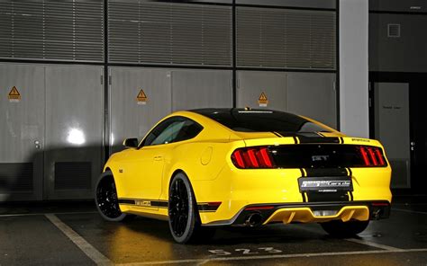 yellow geigercars ford mustang gt  view wallpaper car