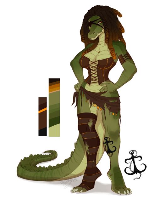 ophelia the pirate croc reference sheet by nuttynut93 fur affinity