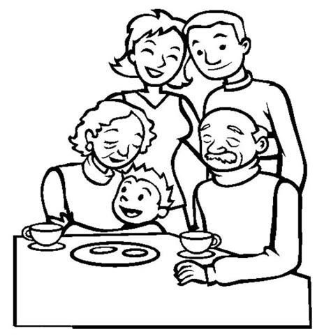 family reunion pages coloring pages