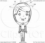 Drunk Clipart Teenage Adolescent Girl Cartoon Cory Thoman Outlined Coloring Vector 2021 sketch template