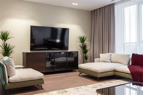 living room  furniture  tv set  stock photo