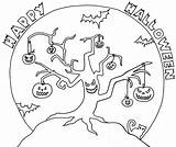 Coloring October Pages Halloween Tree Kids Color Bestcoloringpagesforkids Fall Happy Save Cartoon Calendar Trees Wenchkin Print Yuccaflatsnm sketch template