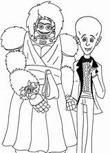 Megamind Minion Dressing sketch template