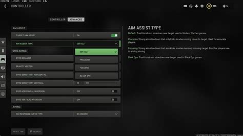 warzone  guide  aim assist modes explained