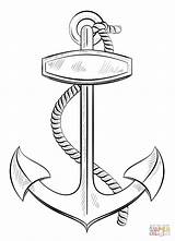 Coloring Anchor Printable Pages Popular sketch template