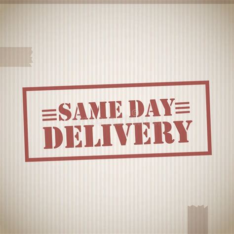 day delivery stock vector illustration  mail