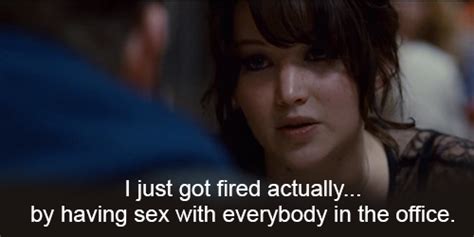 Silver Linings Playbook 2012 Quote About Sex Office