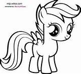 Coloring Pages Cutie Crusaders Mark Pony Little Getcolorings sketch template