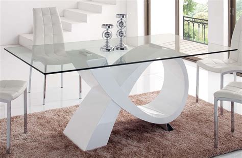 rectangular glass dining table set   furniture belmont  piece
