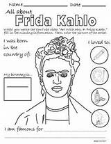 Frida Kahlo Worksheets Worksheet Sheets Ecdn sketch template