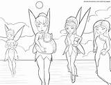 Coloring Pages Fairy Disney Fairies Vidia Pirate Silvermist Tinkerbell Pixie Dust Fawn Printable Drawing Getdrawings Getcolorings Boyama Color Vector Colorings sketch template