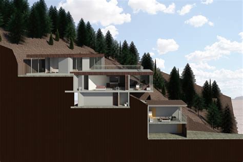 steep slope house design canada  beautiful houses   world