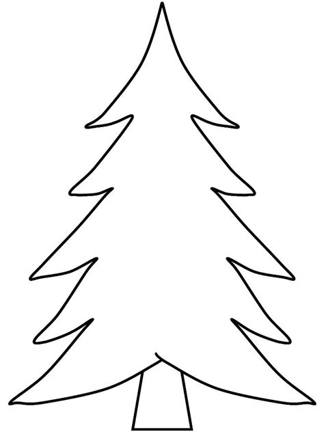 pix  blank christmas tree coloring christmas tree coloring page