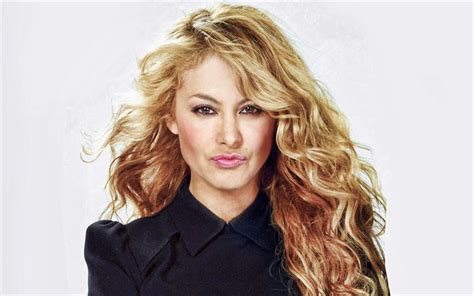 download wallpapers paulina rubio mexican singer portrait photoshoot
