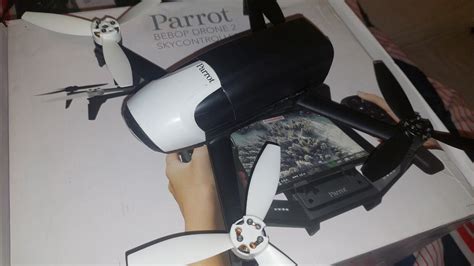 parrot bebop  drone mit skycontroller und zubehoer ebay
