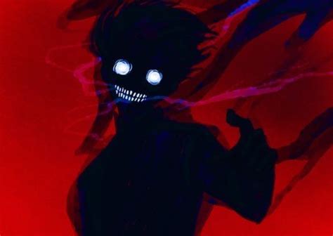 pin   red mob psycho  anime dark fantasy art dark anime