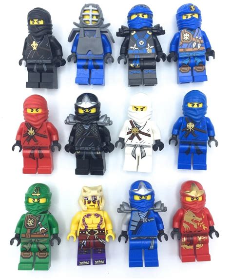 Lego Ninjago Minifigures Kai Zane Jay Ninjas Genuine Collectibles Toys