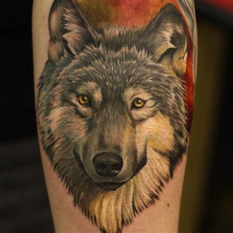 nice wolf tattoo 3 wolf forearm tattoo on