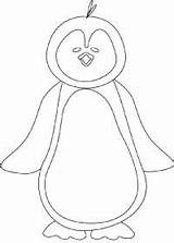 Penguin Chilly Little Coloring Pages Cartoon sketch template