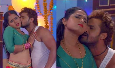Bhojpuri Hot Couple Khesari Lal Yadav And Kajal Raghwanis Sensuous