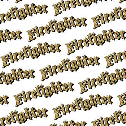 firefighter engine turned gold  pattern crew