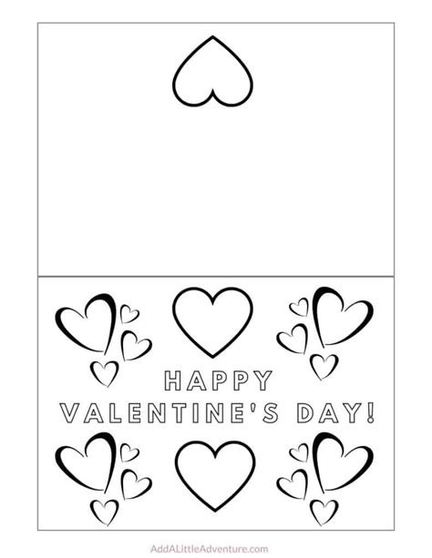 card template foldable printable valentines day cards vrogueco