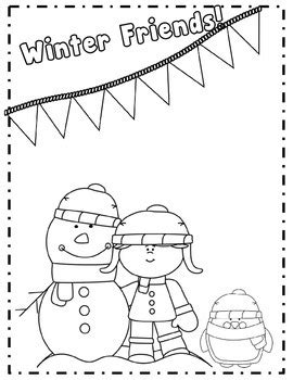 winter coloring pages     grade flair tpt