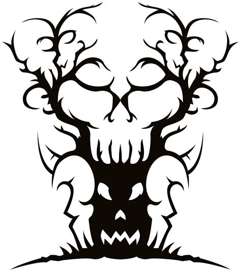 spooky tree clip art clipart