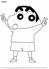 Sinchan Dibujos Colorear Shinchan Doraemon sketch template