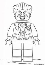 Coloring Batman Joker Lego Pages Printable Print Color sketch template