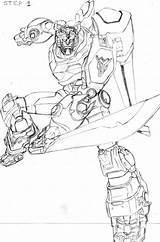 Voltron Defender Vicoms sketch template