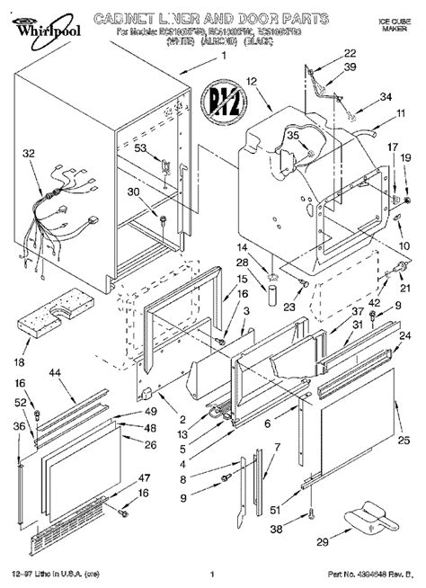 whirlpool ice machine parts diagrams  catalog
