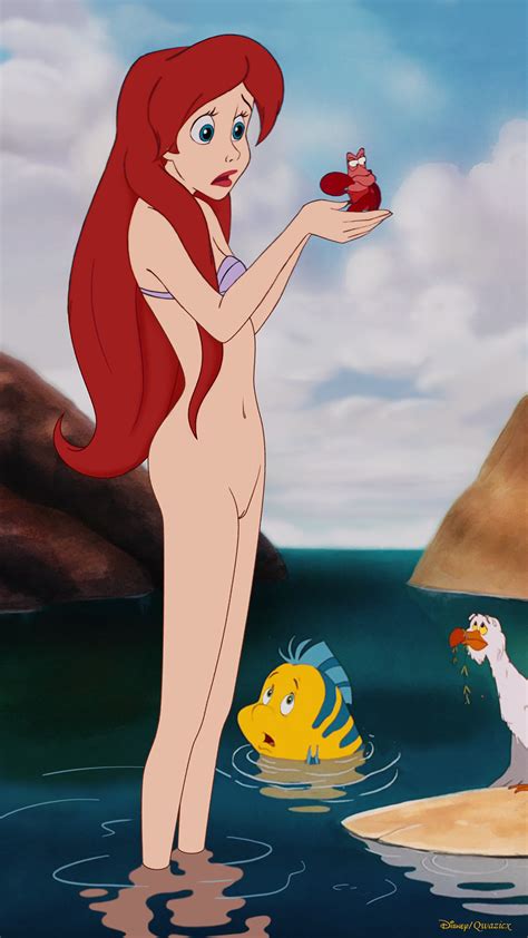 rule 34 ariel bottomless disney edit flounder hairless pussy pussy qwazicx scuttle sebastian