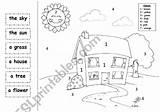 English Colouring First Steps Worksheet Preview Worksheets sketch template