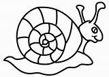 Coloring Snail Pages Color Printable Book sketch template
