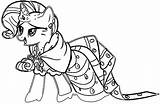 Coloring Nightmare Pages Moon Gala Rarity Dress Popular sketch template