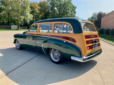 chevrolet tin woody green station wagon automatic