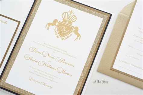 royal wedding invitation royalty themed invitation  etsy