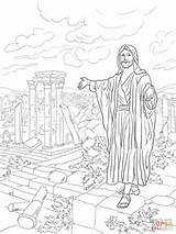 Coloring Haggai Temple Rebuilding Prophet Pages Pleads Color Online sketch template
