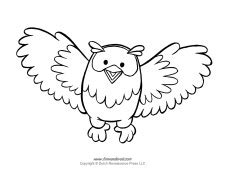 owl coloring page tims printables