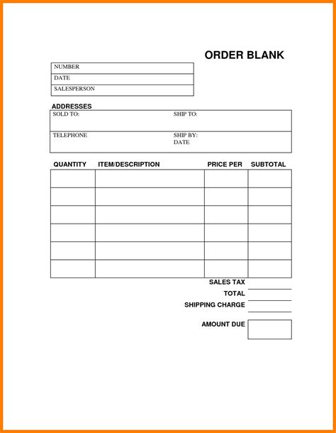 printable custom order forms printable world holiday