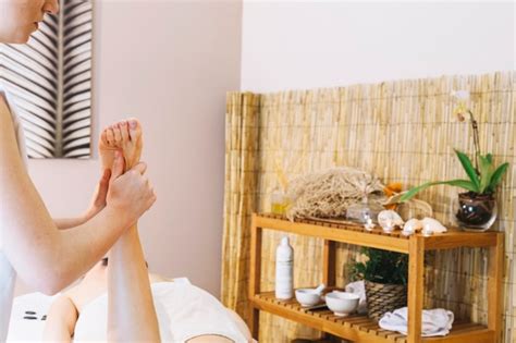 photo spa  massage concept  feet