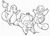 Starter Starters Sheets Grookey Galar Pokémon Hoenn sketch template